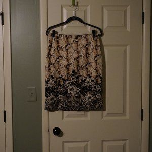 Snake Print Skirt